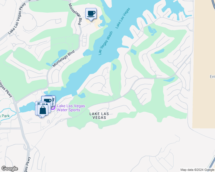 map of restaurants, bars, coffee shops, grocery stores, and more near 22 Rue Grimaldi Way in Henderson