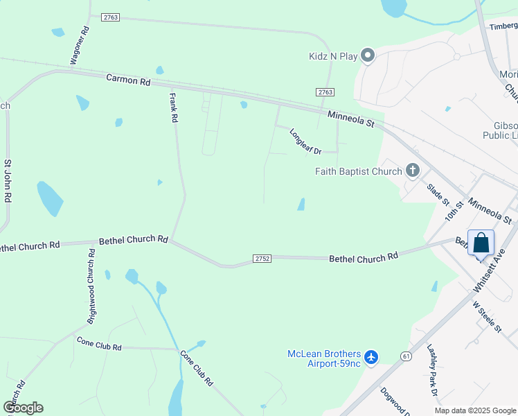 map of restaurants, bars, coffee shops, grocery stores, and more near 1505 Falcon Road in Gibsonville