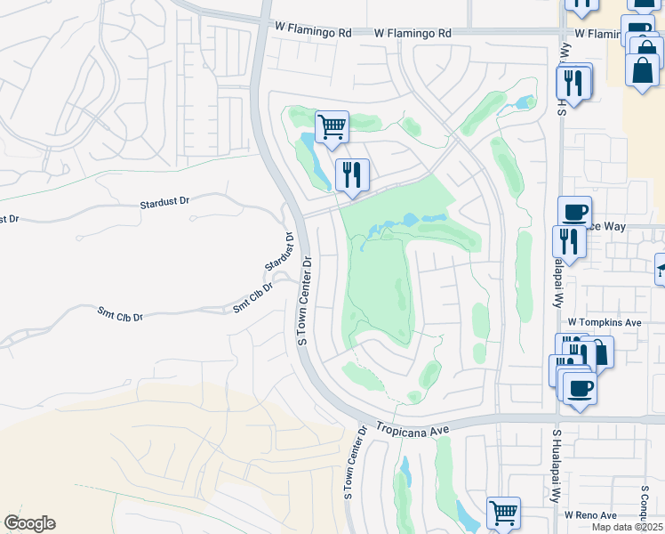 map of restaurants, bars, coffee shops, grocery stores, and more near 4589 Bersaglio Street in Las Vegas