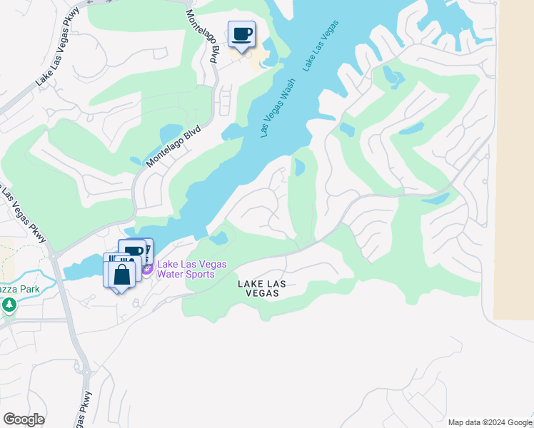 map of restaurants, bars, coffee shops, grocery stores, and more near 19 Rue Grimaldi Way in Henderson