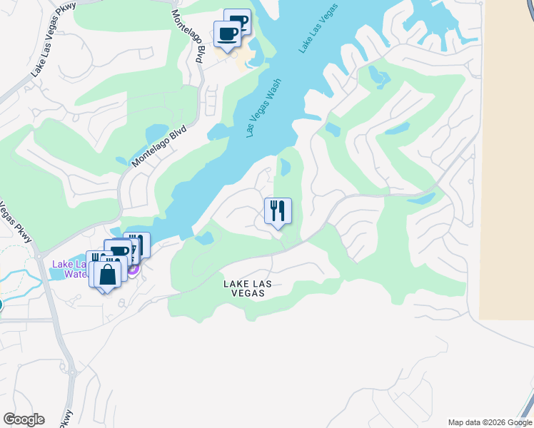 map of restaurants, bars, coffee shops, grocery stores, and more near 22 Rue Grimaldi Way in Henderson