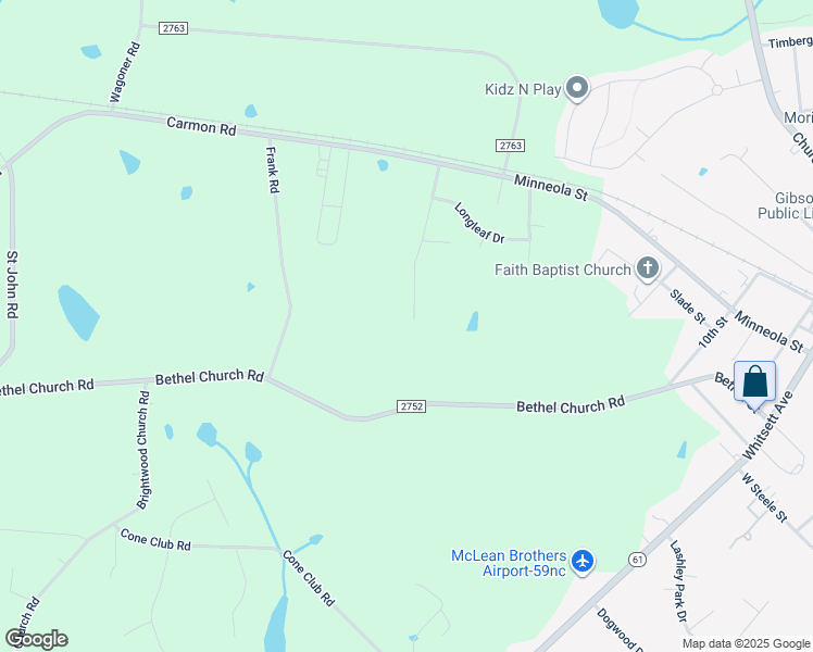 map of restaurants, bars, coffee shops, grocery stores, and more near 1505 Falcon Road in Gibsonville