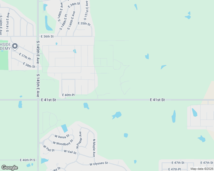 map of restaurants, bars, coffee shops, grocery stores, and more near 15332 East 37th Place in Tulsa