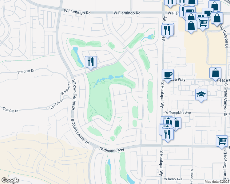 map of restaurants, bars, coffee shops, grocery stores, and more near 4570 Riva De Romanza Street in Las Vegas