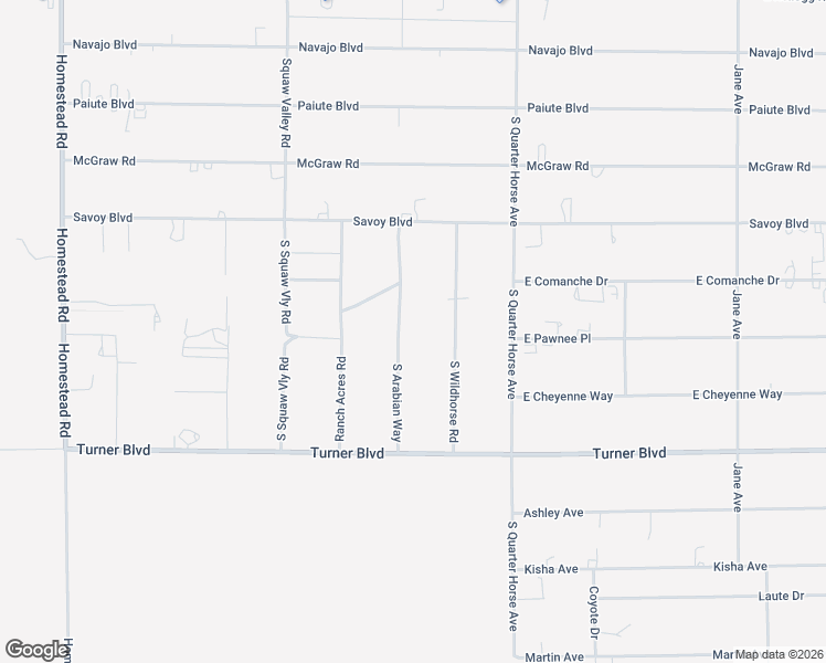 map of restaurants, bars, coffee shops, grocery stores, and more near 7731 South Arabian Way in Pahrump