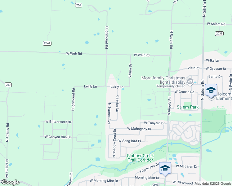 map of restaurants, bars, coffee shops, grocery stores, and more near 2959 North Cassius Lane in Fayetteville