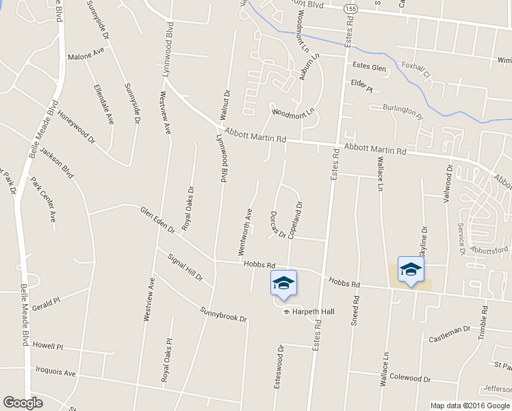 map of restaurants, bars, coffee shops, grocery stores, and more near 122 Wentworth Avenue in Nashville
