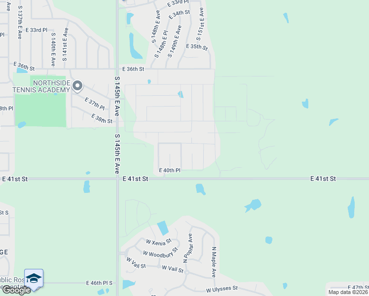 map of restaurants, bars, coffee shops, grocery stores, and more near 3927 South 149th East Avenue in Tulsa