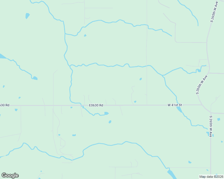 map of restaurants, bars, coffee shops, grocery stores, and more near 27757 West 41st Street South in Mannford