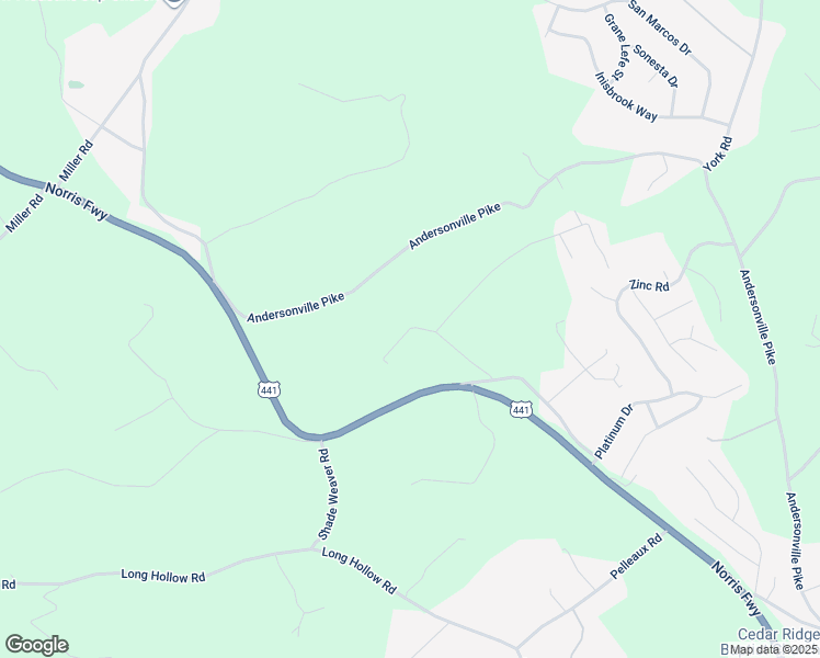 map of restaurants, bars, coffee shops, grocery stores, and more near 8525 Old Jacksboro Road in Knoxville