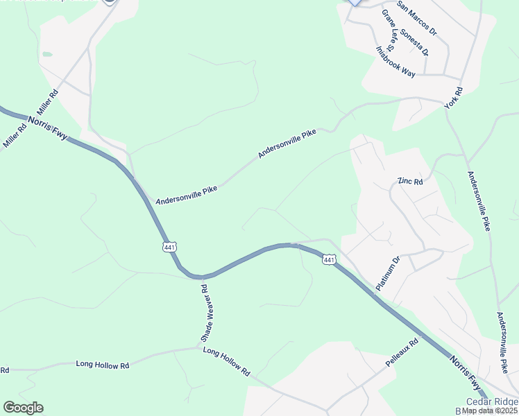map of restaurants, bars, coffee shops, grocery stores, and more near 8525 Old Jacksboro Road in Knoxville