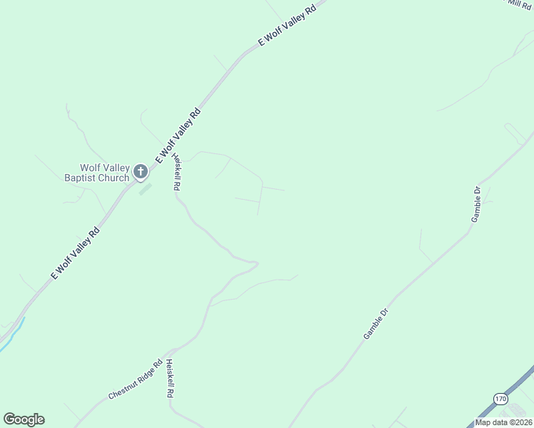 map of restaurants, bars, coffee shops, grocery stores, and more near 409 Den Lane in Heiskell