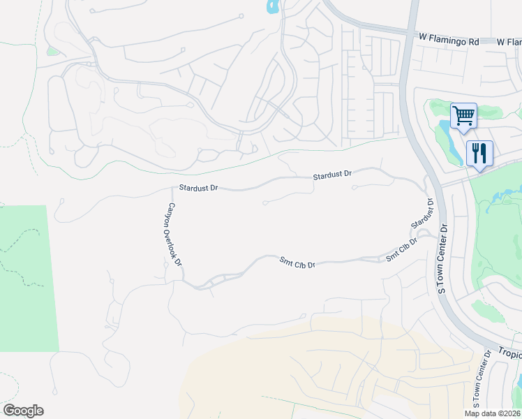 map of restaurants, bars, coffee shops, grocery stores, and more near 11181 Witchcraft Court in Las Vegas