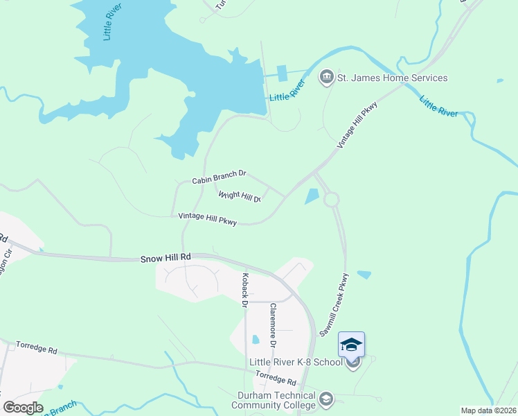 map of restaurants, bars, coffee shops, grocery stores, and more near 1019 Vintage Hill Parkway in Durham