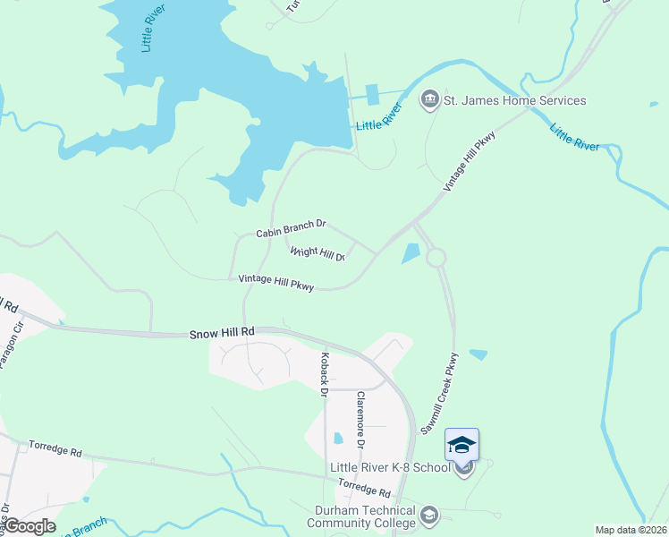 map of restaurants, bars, coffee shops, grocery stores, and more near 1013 Vintage Hill Parkway in Durham