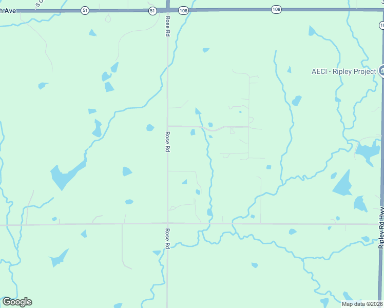map of restaurants, bars, coffee shops, grocery stores, and more near 1401 South Rose Road in Stillwater