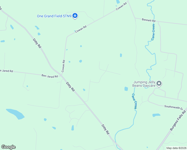 map of restaurants, bars, coffee shops, grocery stores, and more near 3806 Sunbright Circle in Cookeville