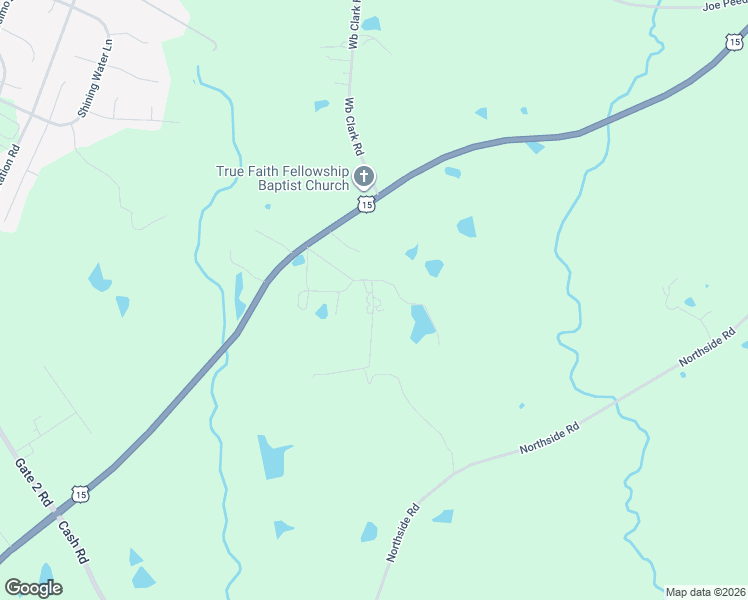 map of restaurants, bars, coffee shops, grocery stores, and more near 1768 Currin Farm Road in Creedmoor