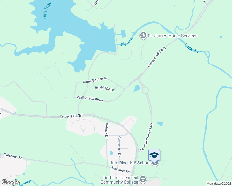 map of restaurants, bars, coffee shops, grocery stores, and more near 1019 Vintage Hill Parkway in Durham