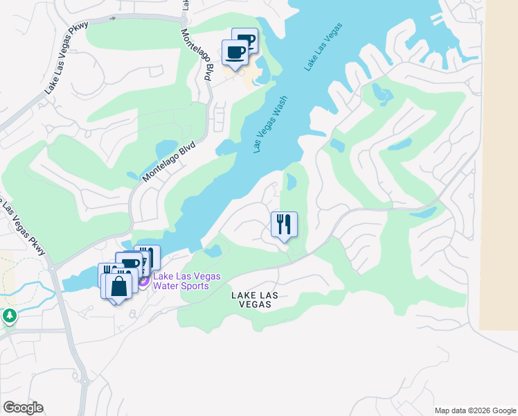 map of restaurants, bars, coffee shops, grocery stores, and more near 21 Grand Corniche Drive in Henderson