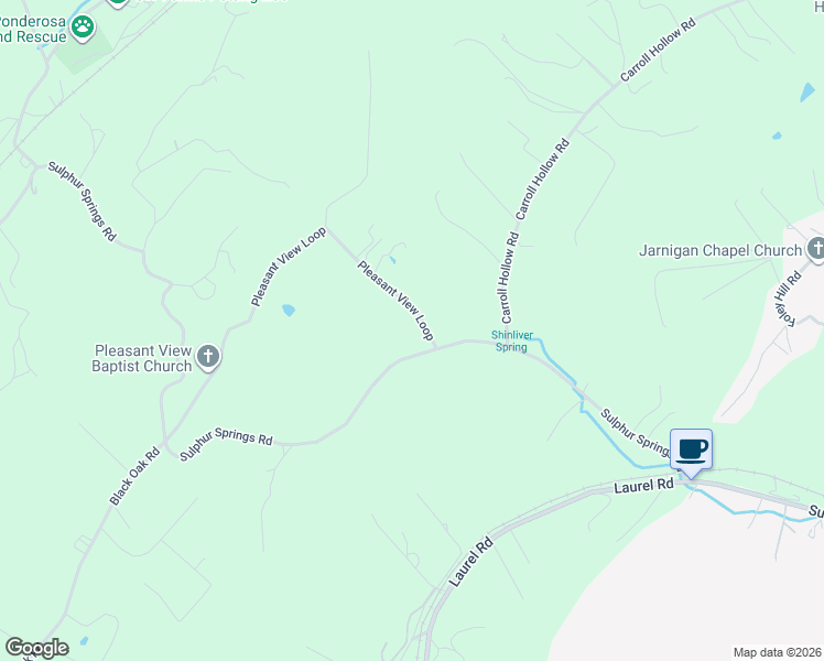 map of restaurants, bars, coffee shops, grocery stores, and more near 109 Pleasant View Loop in Clinton