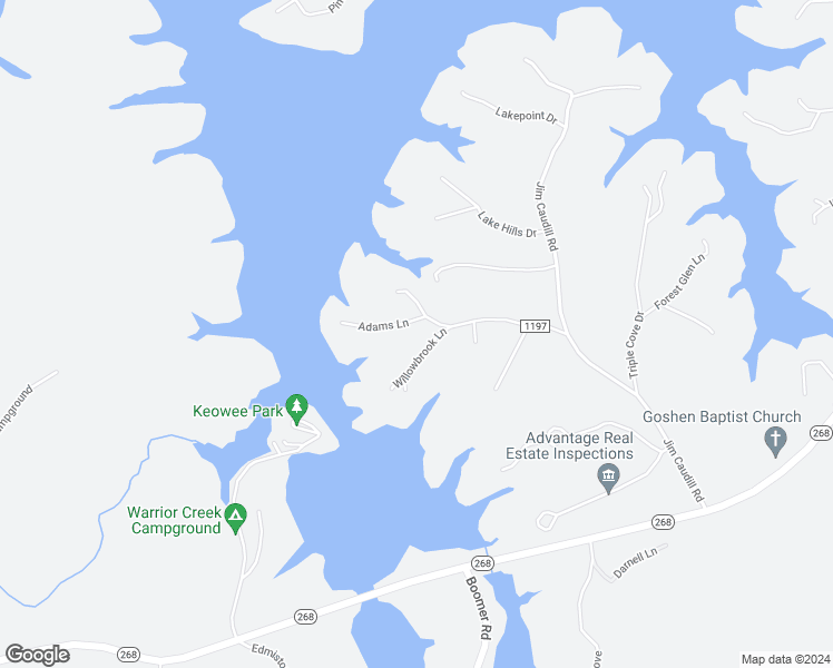 map of restaurants, bars, coffee shops, grocery stores, and more near 105 Adams Lane in Wilkesboro
