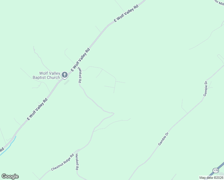 map of restaurants, bars, coffee shops, grocery stores, and more near 409 Den Lane in Heiskell