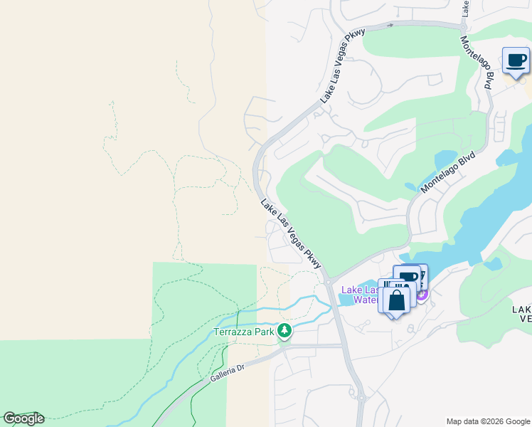 map of restaurants, bars, coffee shops, grocery stores, and more near 2 Vía Salerno in Henderson