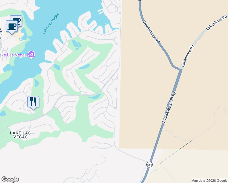 map of restaurants, bars, coffee shops, grocery stores, and more near 41 Caminito Amore in Henderson