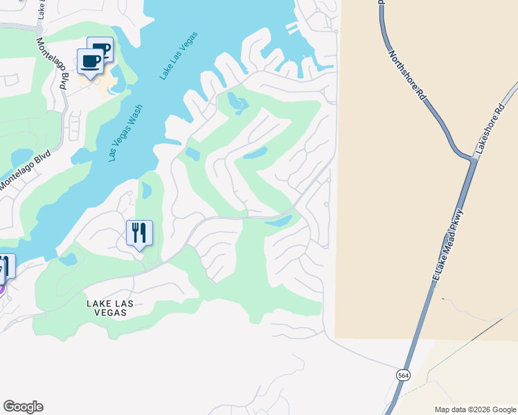 map of restaurants, bars, coffee shops, grocery stores, and more near 3 Rue Allard Way in Henderson