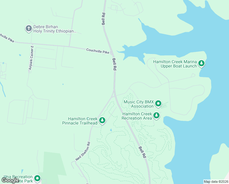 map of restaurants, bars, coffee shops, grocery stores, and more near Bell Road in Nashville