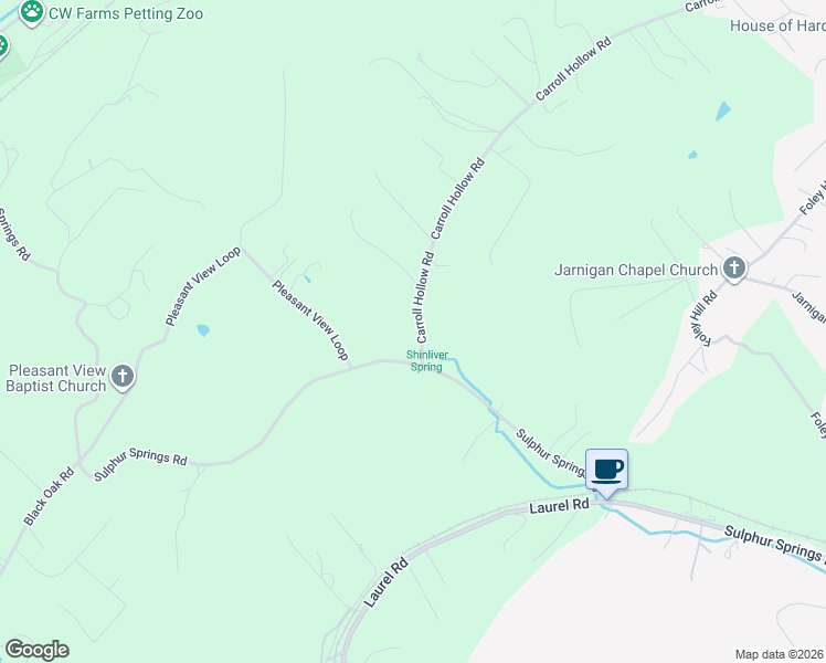 map of restaurants, bars, coffee shops, grocery stores, and more near 611 Carroll Hollow Road in Clinton