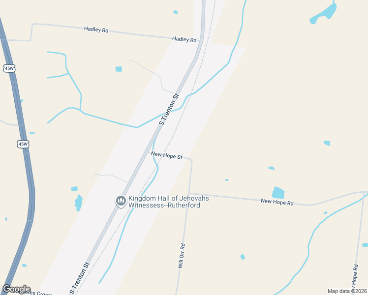 map of restaurants, bars, coffee shops, grocery stores, and more near 314 New Hope Rd in Rutherford