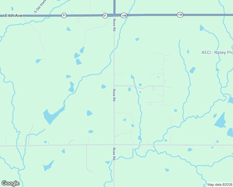 map of restaurants, bars, coffee shops, grocery stores, and more near 1401 South Rose Road in Stillwater