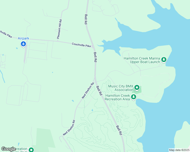 map of restaurants, bars, coffee shops, grocery stores, and more near Bell Road in Nashville