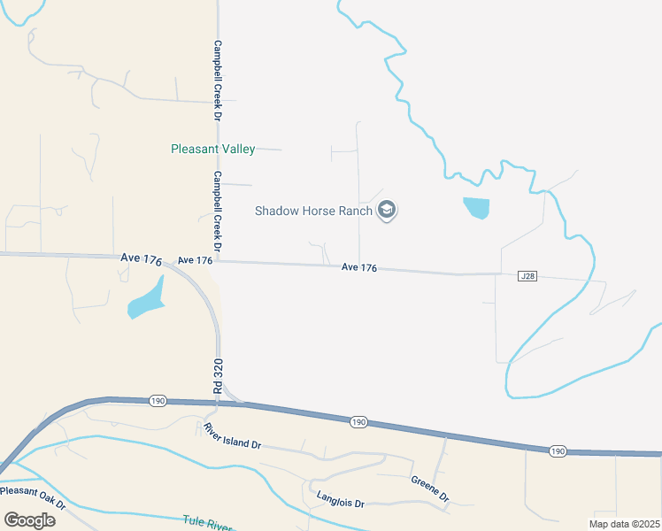 map of restaurants, bars, coffee shops, grocery stores, and more near 32152 Avenue 176 in Springville