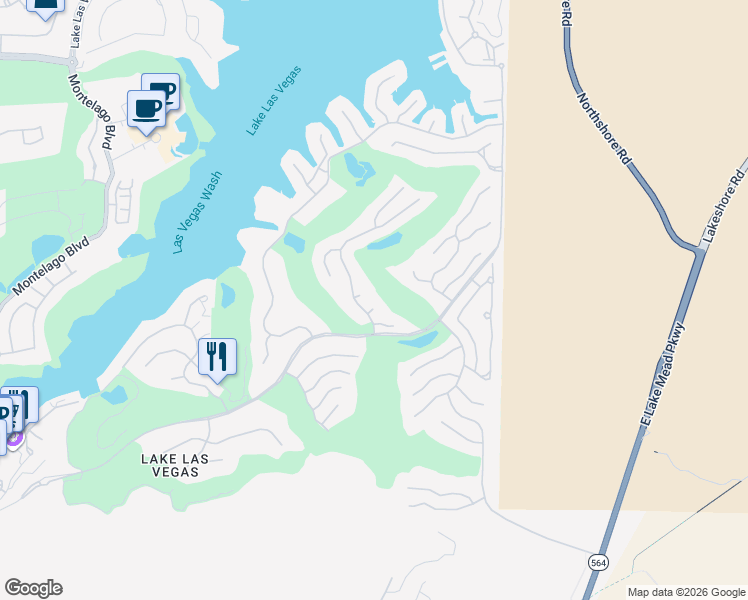 map of restaurants, bars, coffee shops, grocery stores, and more near 3 Rue Allard Way in Henderson