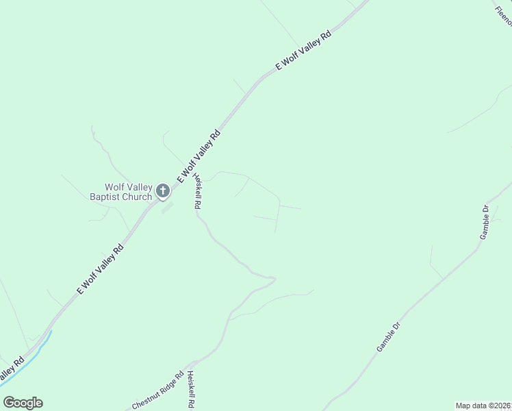 map of restaurants, bars, coffee shops, grocery stores, and more near 116 Wolf Trace Ln in Heiskell