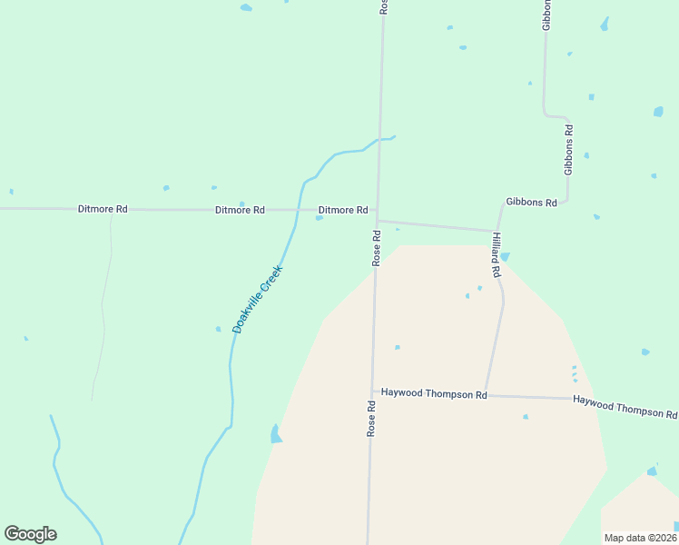 map of restaurants, bars, coffee shops, grocery stores, and more near 1857 Rose Road in Newbern
