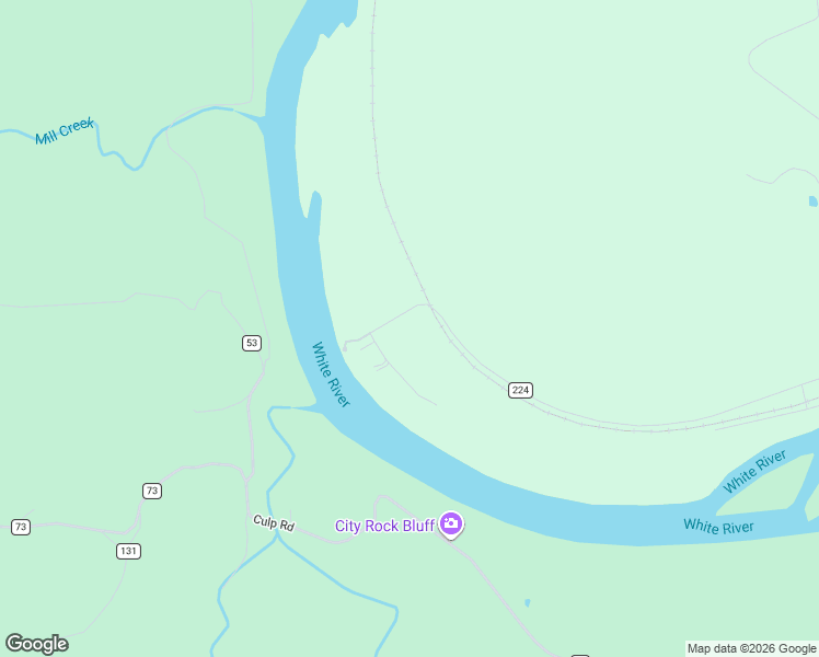 map of restaurants, bars, coffee shops, grocery stores, and more near 3014 Chessmond Ferry Road in Calico Rock