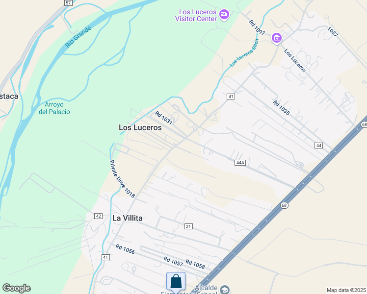 map of restaurants, bars, coffee shops, grocery stores, and more near 704 Meadow View Avenue in Española