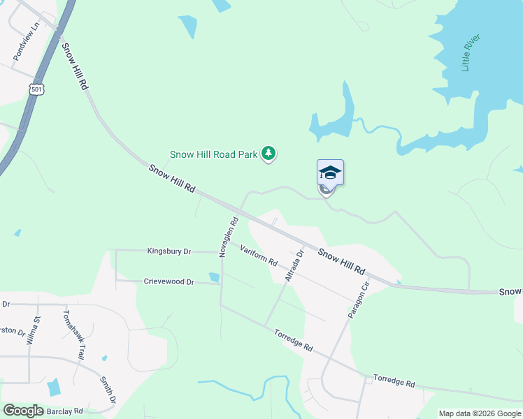 map of restaurants, bars, coffee shops, grocery stores, and more near 809 Snow Hill Road in Durham