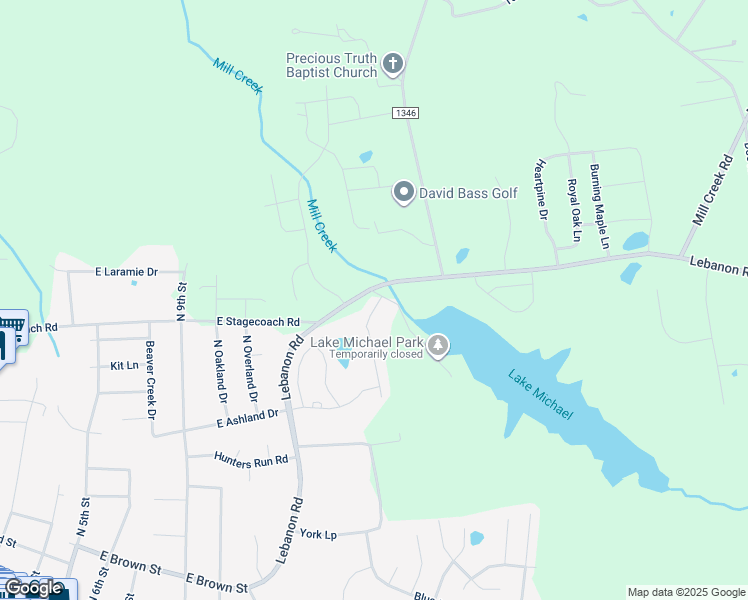 map of restaurants, bars, coffee shops, grocery stores, and more near 663 Retriever Lane in Mebane