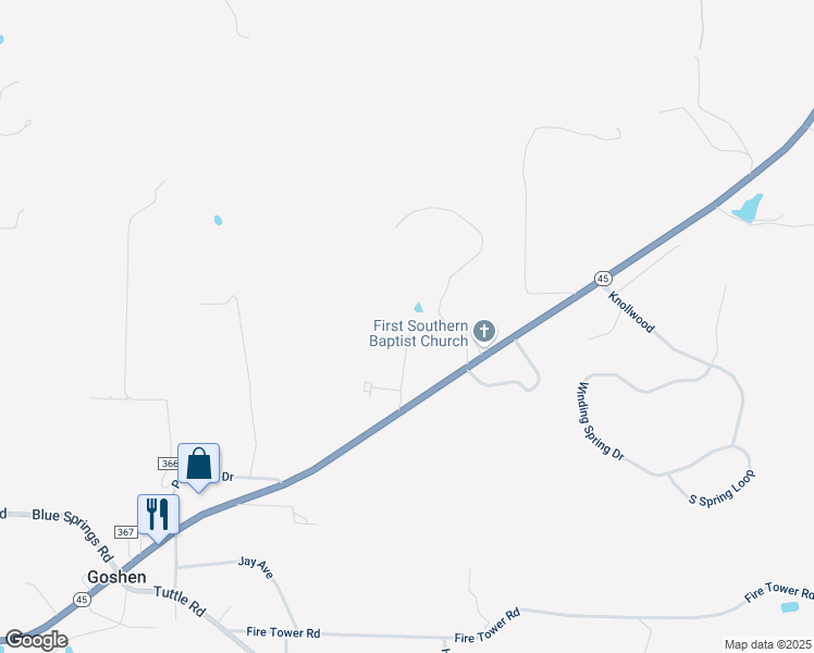 map of restaurants, bars, coffee shops, grocery stores, and more near 708 East Bowen Boulevard in Fayetteville