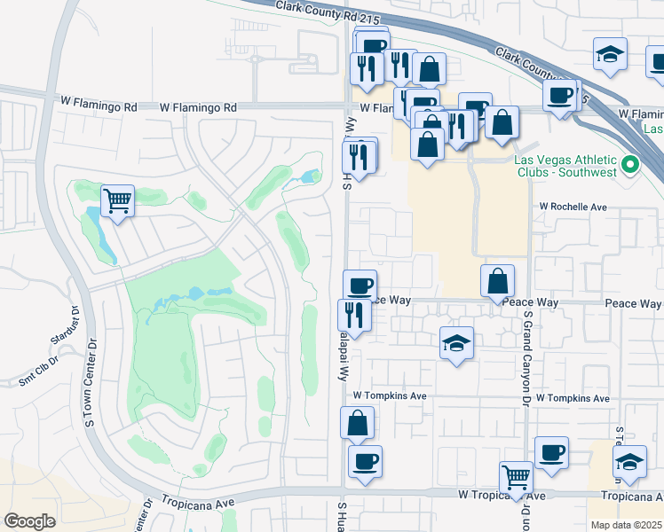 map of restaurants, bars, coffee shops, grocery stores, and more near 4438 Regalo Bello St in Las Vegas