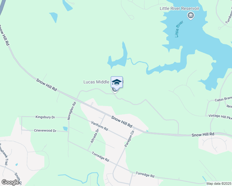 map of restaurants, bars, coffee shops, grocery stores, and more near 923 Snow Hill Road in Durham