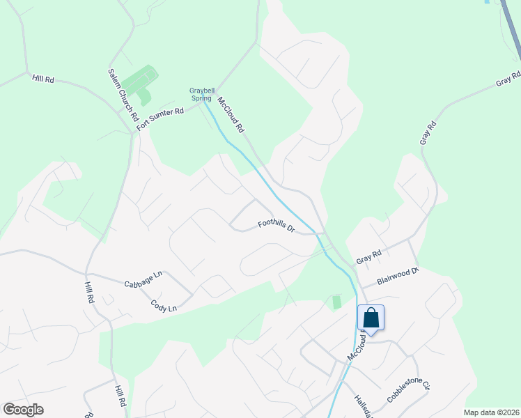 map of restaurants, bars, coffee shops, grocery stores, and more near 8116 Joshua Road in Knoxville