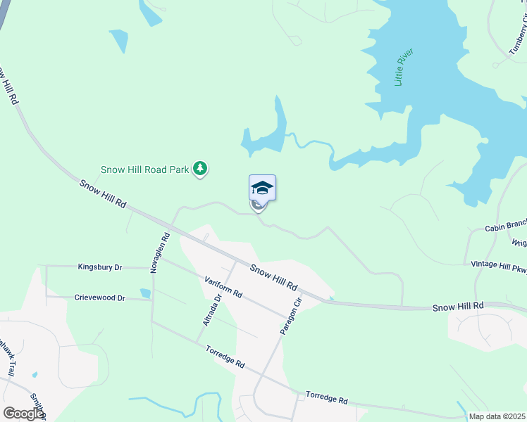 map of restaurants, bars, coffee shops, grocery stores, and more near 923 Snow Hill Road in Durham