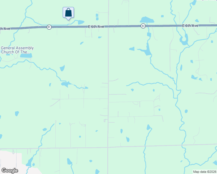 map of restaurants, bars, coffee shops, grocery stores, and more near Prairie Road in Stillwater