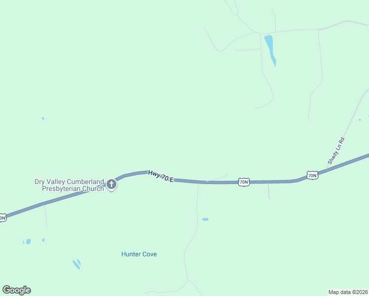 map of restaurants, bars, coffee shops, grocery stores, and more near 4580 Highway 70 East in Cookeville